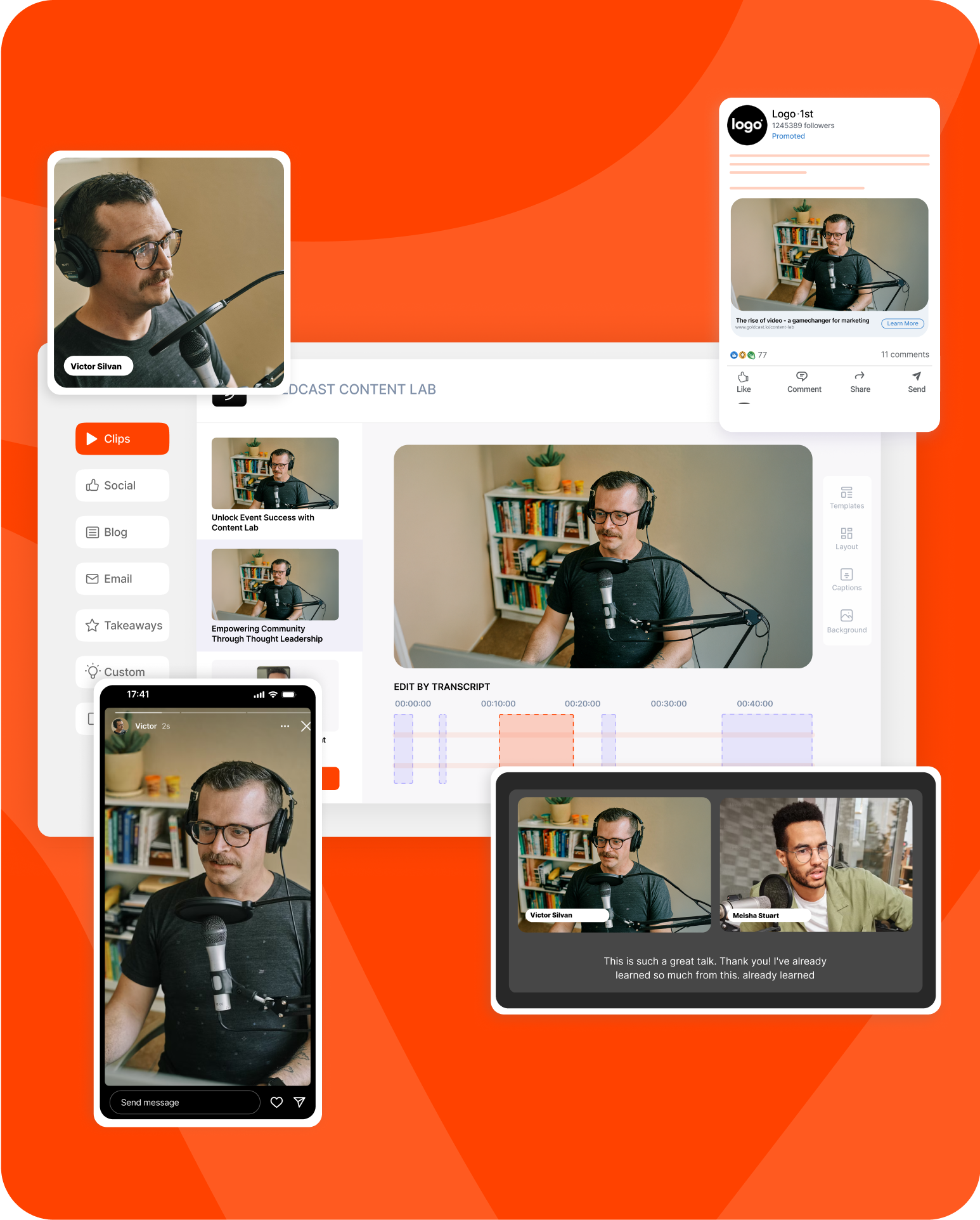 Create multi-channel video assets in a click